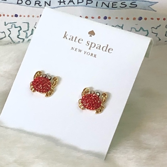 Jewelry - NEW KATE SPADE ♠️  SHORE THING CRAB EARRING STUDS